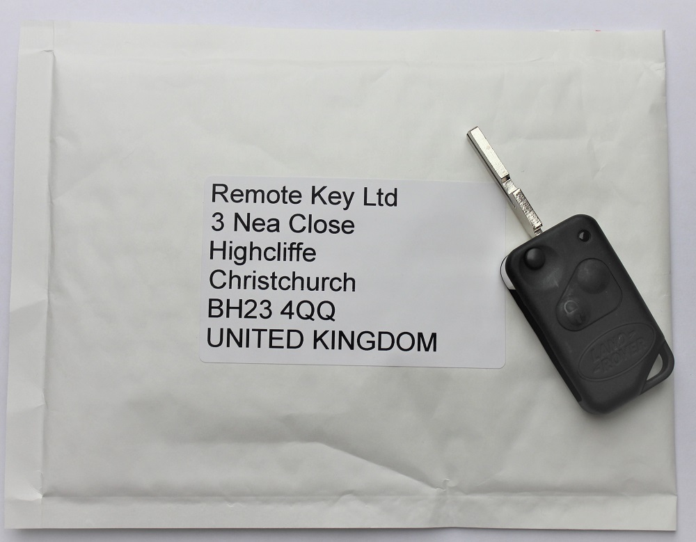 Range Rover p38 ignition key postal address