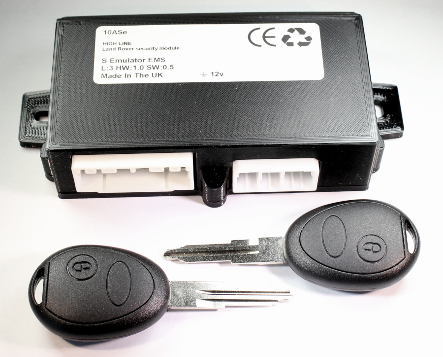 New Land Rover Defender alarm security immobiliser control unit with combined keys