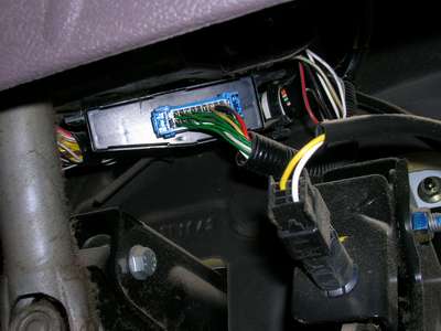 Renault Master immobiliser control unit Sagem ECU located under the Renault Master immobiliser control dashboard